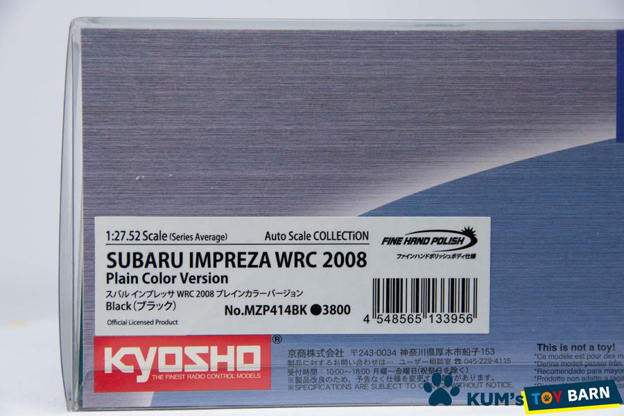 Kyosho Mini-z Body ASC SUBARU IMPREZA WRC 2008 MZP414BK