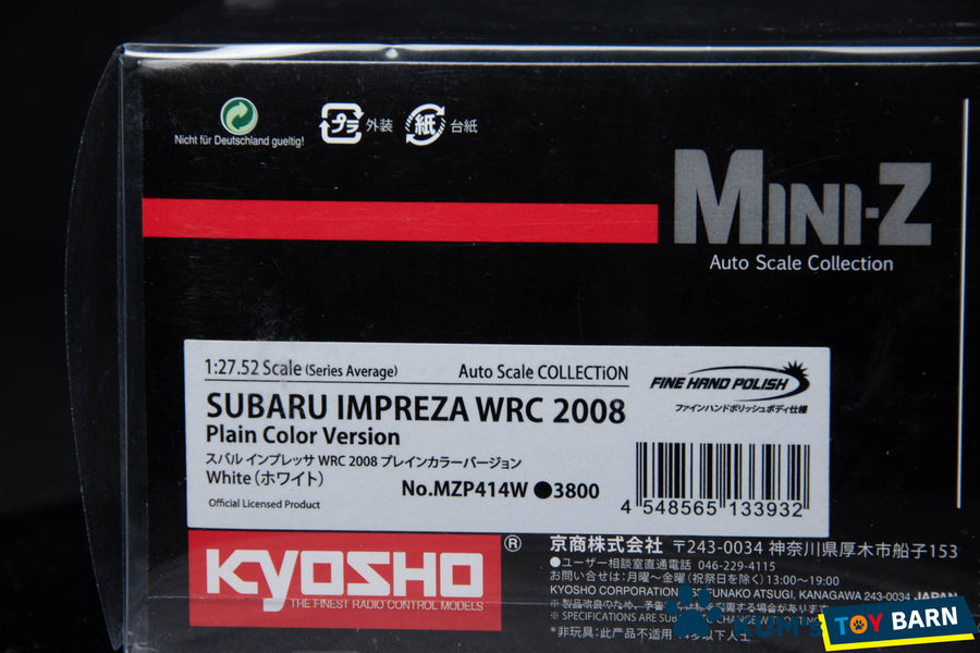 Kyosho Mini-z Body ASC SUBARU IMPREZA WRC 2008 MZP414W