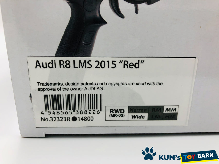 Kyosho Mini-z Ready Set Audi R8 LMS 2015 "Red" 32323R