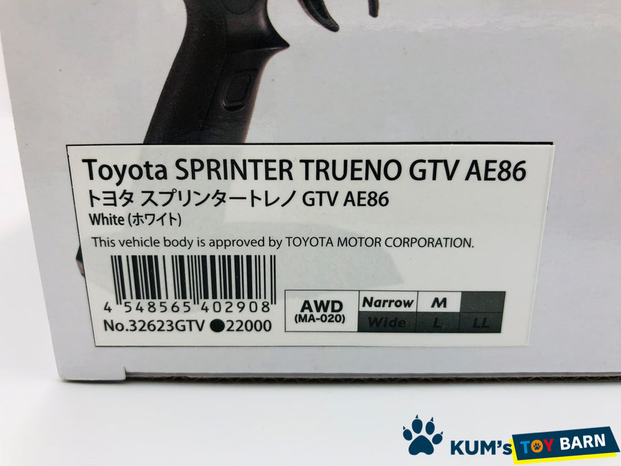 Kyosho Mini-z Ready Set Toyota SPRINTER TRUENO GTV AE86 32623GTV