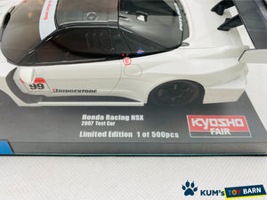 Kyosho Mini-z Body ASC HONDA Racing NSX 2007 Test Car MZX324T-M