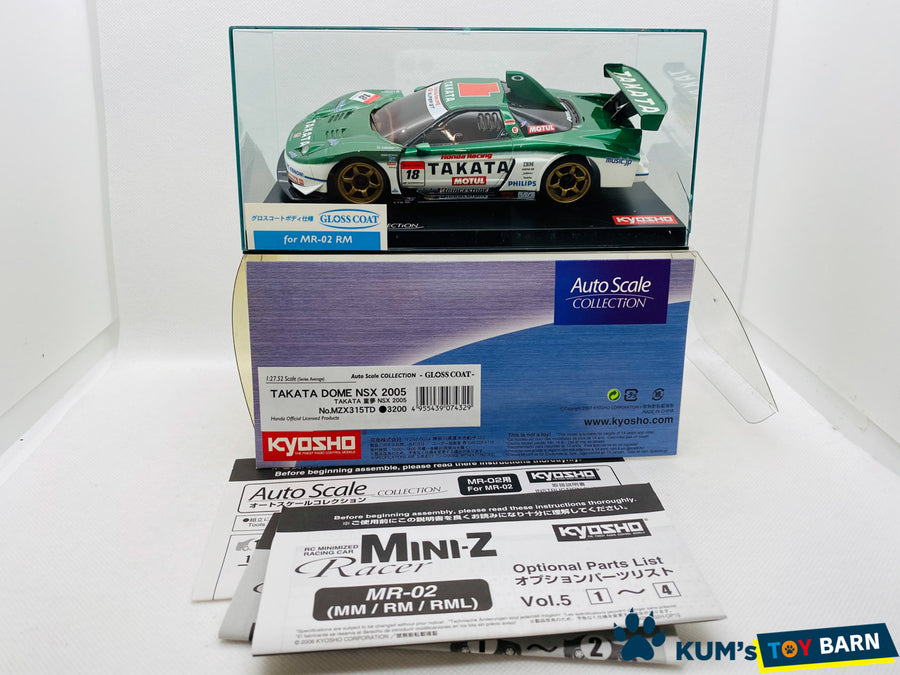 Kyosho Mini-z Body ASC HONDA TAKATA DOME NSX 2005 MZX315TD/MZG315TD