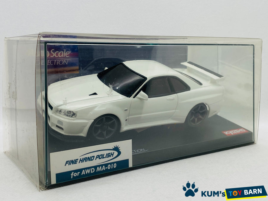 Kyosho Mini-z Body ASC NISSAN SKYLINE GT-R V-SpecⅡ Nur White MZP401W/MZPP401W