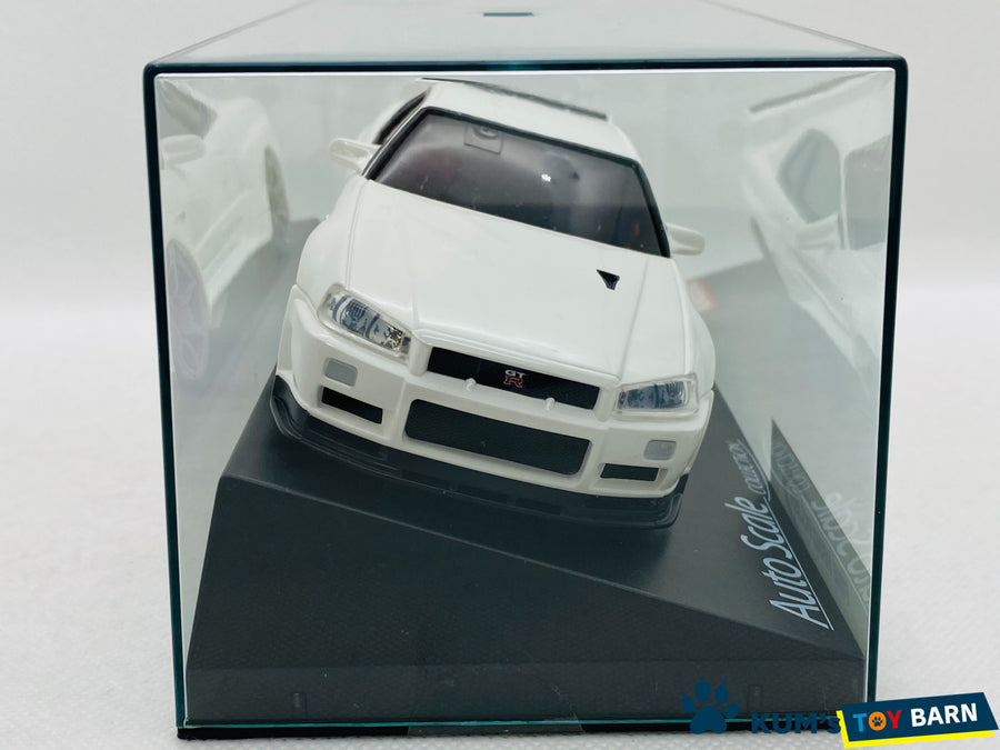 Kyosho Mini-z Body ASC NISSAN SKYLINE GT-R V-SpecⅡ Nur White MZP401W/MZPP401W