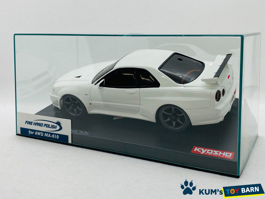 Kyosho Mini-z Body ASC NISSAN SKYLINE GT-R V-SpecⅡ Nur White MZP401W/MZPP401W