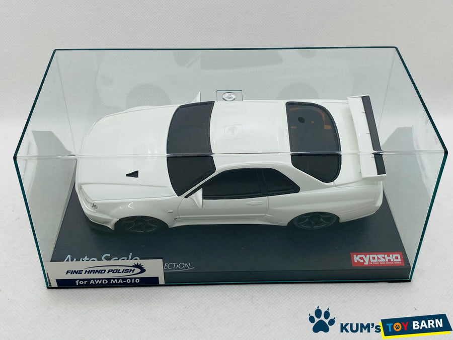 Kyosho Mini-z Body ASC NISSAN SKYLINE GT-R V-SpecⅡ Nur White MZP401W/MZPP401W