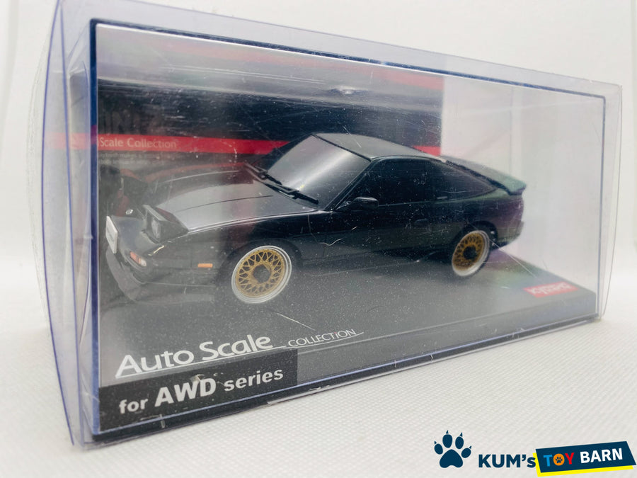 Kyosho Mini-z Body ASC Nissan 180SX with Aero Kit Black MZP432BK