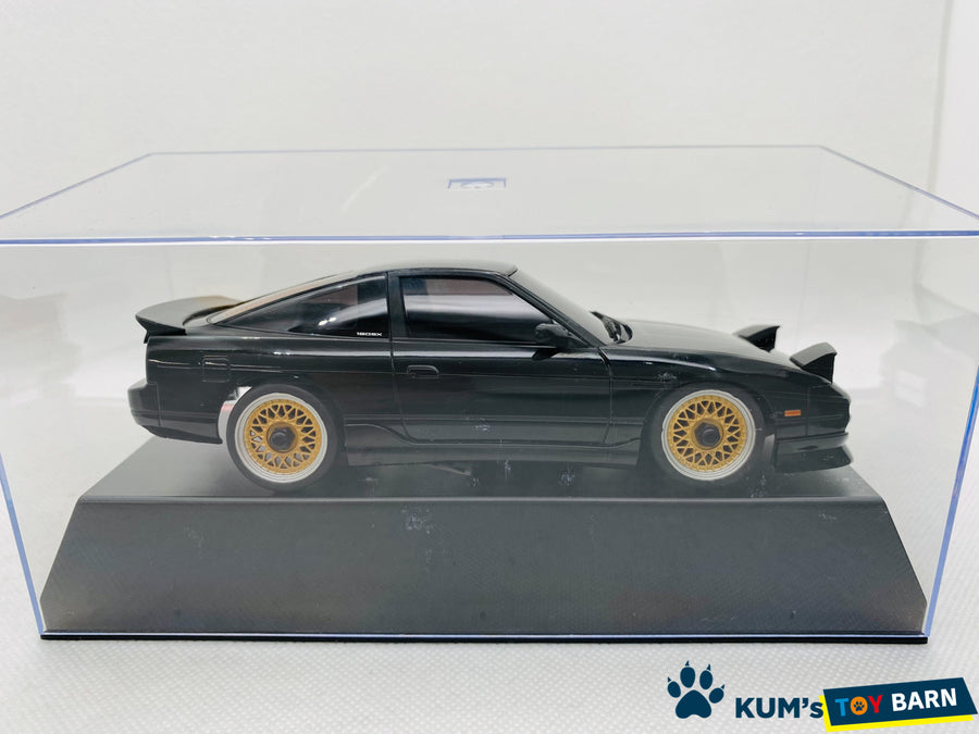 Kyosho Mini-z Body ASC Nissan 180SX with Aero Kit Black MZP432BK