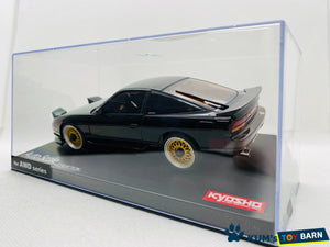 Kyosho Mini-z Body ASC Nissan 180SX with Aero Kit Black MZP432BK