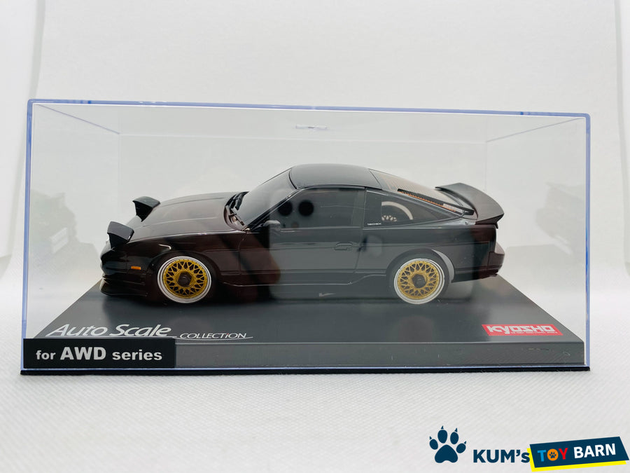 Kyosho Mini-z Body ASC Nissan 180SX with Aero Kit Black MZP432BK