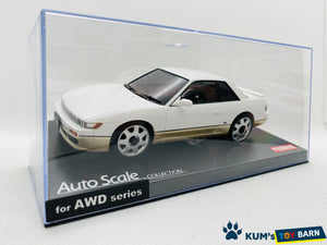 Kyosho Mini-z Body ASC NISSAN SILVIA K's (S13) Warm White Two-tone MZP435WT