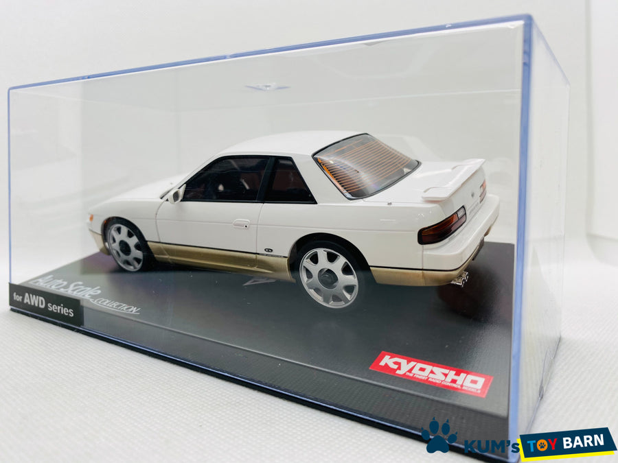 Kyosho Mini-z Body ASC NISSAN SILVIA K's (S13) Warm White Two-tone MZP435WT