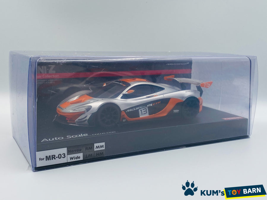 Kyosho Mini-z Body ASC McLaren P1 GTR Silver/Orange MZP235SO