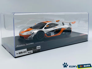 Kyosho Mini-z Body ASC McLaren P1 GTR Silver/Orange MZP235SO