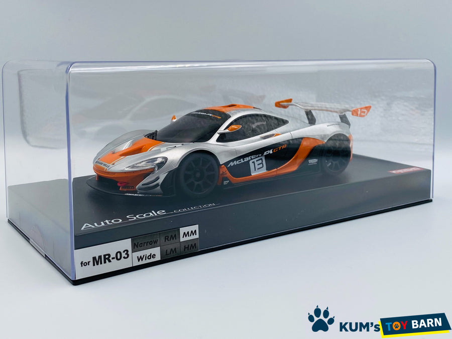 Kyosho Mini-z Body ASC McLaren P1 GTR Silver/Orange MZP235SO