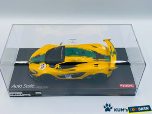 Kyosho Mini-z Body ASC McLaren P1 GTR Yellow/Green MZP235YG