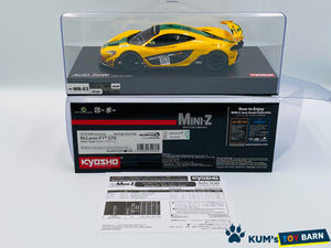 Kyosho Mini-z Body ASC McLaren P1 GTR Yellow/Green MZP235YG