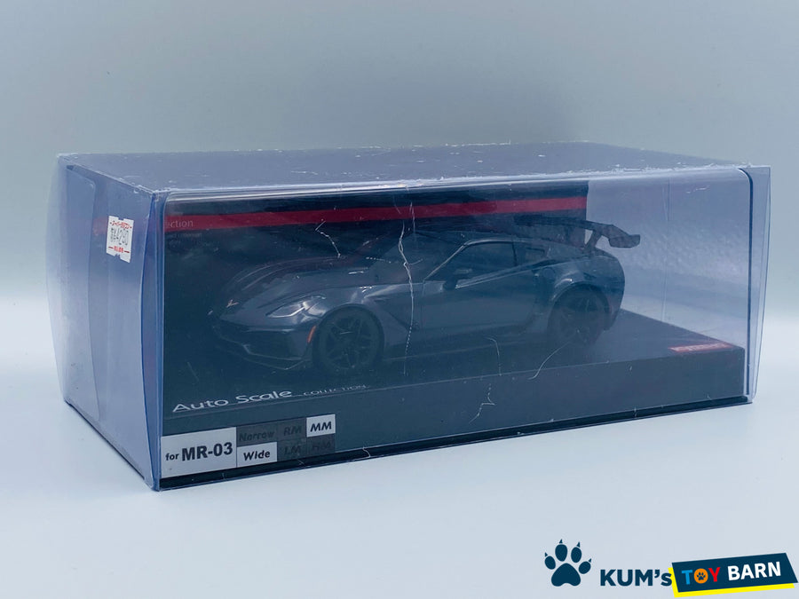 Kyosho Mini-z Body ASC CHEVROLET CORVETTE ZR1 Shadow Gray Metallic MZP240GM
