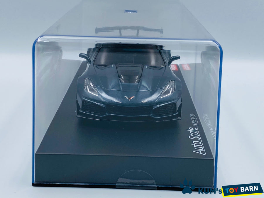 Kyosho Mini-z Body ASC CHEVROLET CORVETTE ZR1 Shadow Gray Metallic MZP240GM