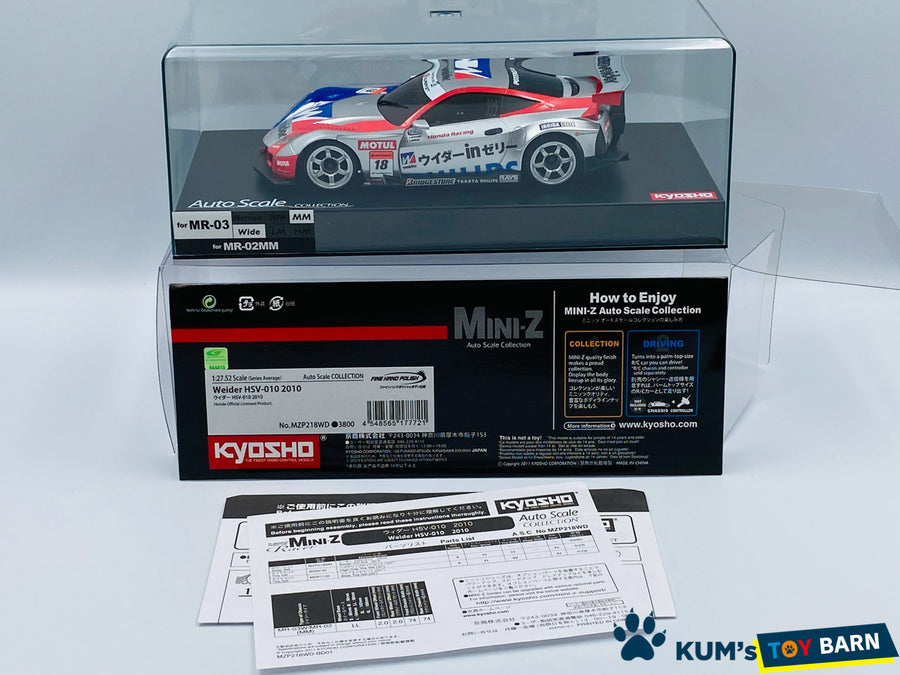 Kyosho Mini-z Body ASC Weider HSV-010 2010 MZP218WD