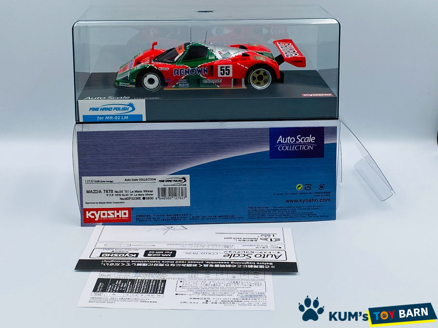 Kyosho Mini-z Body ASC MAZDA 787B No.55 '91 Le Mans Winner MZP323RE