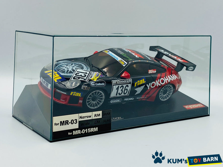 Kyosho Mini-z Body ASC Porsche 911 GT3 RSR 2005 No136`YOKOHAMA` MZP126AD