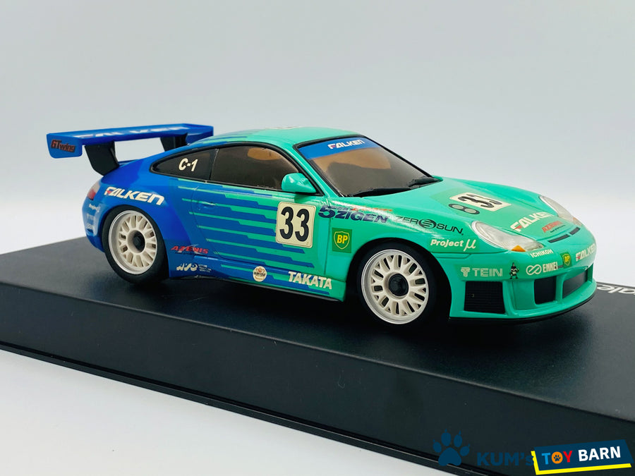 Kyosho Mini-z Body ASC Falken Porsche 911 GT3 Green