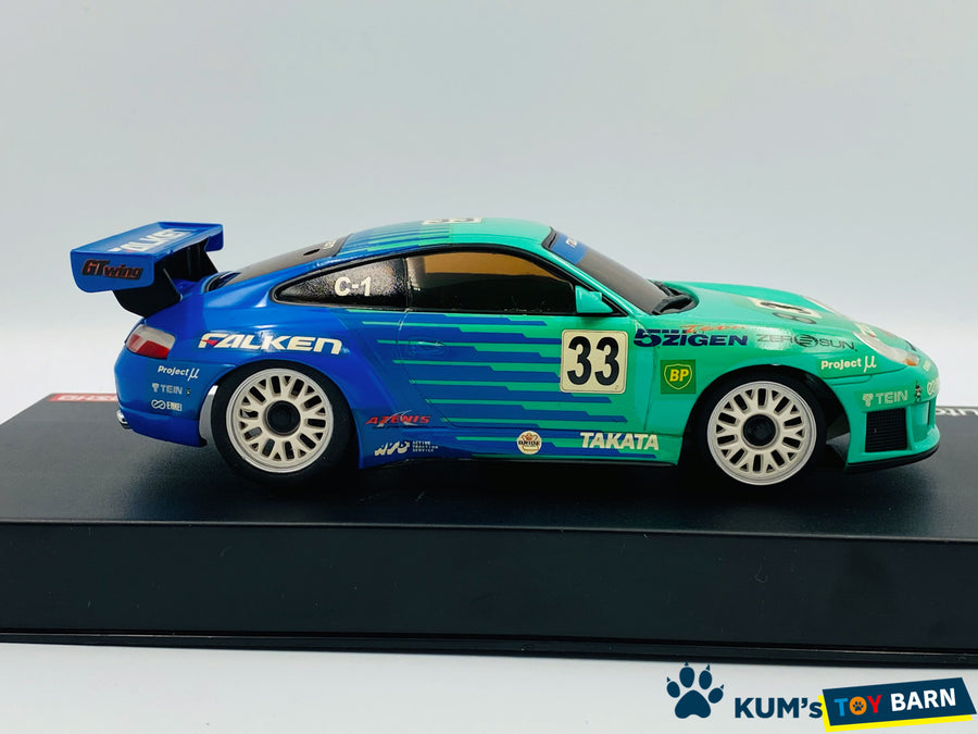 Kyosho Mini-z Body ASC Falken Porsche 911 GT3 Green