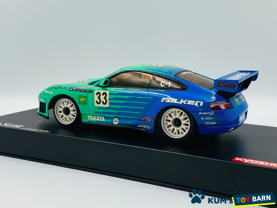 Kyosho Mini-z Body ASC Falken Porsche 911 GT3 Green