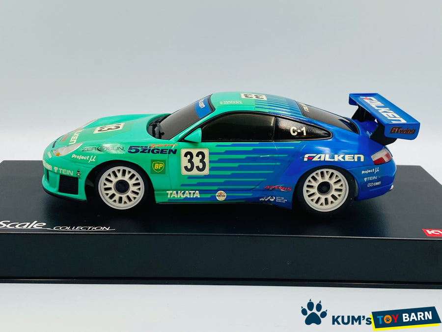 Kyosho Mini-z Body ASC Falken Porsche 911 GT3 Green