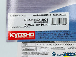 Kyosho Mini-z Body ASC EPSON NSX 2005 Blue MZG315EP/MZX315EP