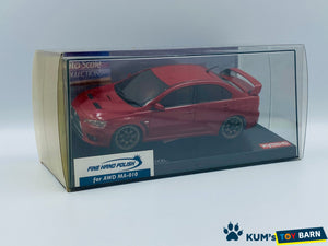 Kyosho Mini-z Body ASC MITSUBISHI LANCER EVOLUTION 10 Metallic Red MZP409MR