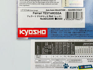 Kyosho Mini-z Body ASC Ferrari TESTAROSSA MZG309R