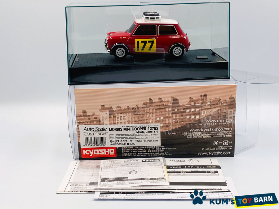 Kyosho Mini-z Body ASC MORRIS MINI COOPER 1275S Monte Carlo 177 MCG003MR