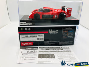 Kyosho Mini-z Body ASC Toyota GT-one TS020 No.2 MZP334L2