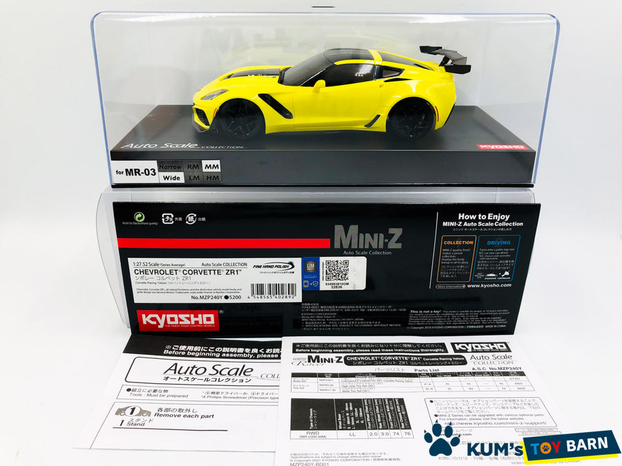 Kyosho Mini-z Body ASC CHEVROLET CORVETTE ZR1 MZP240Y