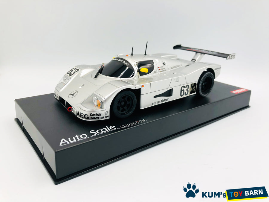 Kyosho Mini-z Body ASC Sauber-Mercedes Gruppe-C-Rennsportwagen C9,Nr.63,LM 1989 MZP343S