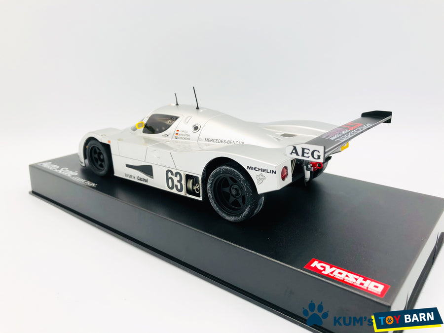 Kyosho Mini-z Body ASC Sauber-Mercedes Gruppe-C-Rennsportwagen C9,Nr.63,LM 1989 MZP343S