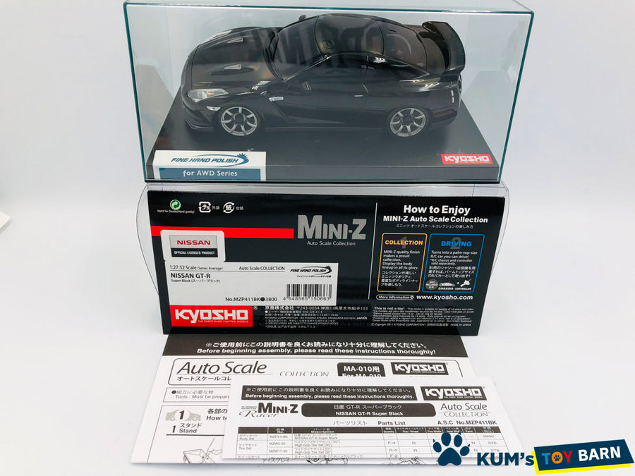 Kyosho Mini-z Body ASC NISSAN GT-R MZP411BK