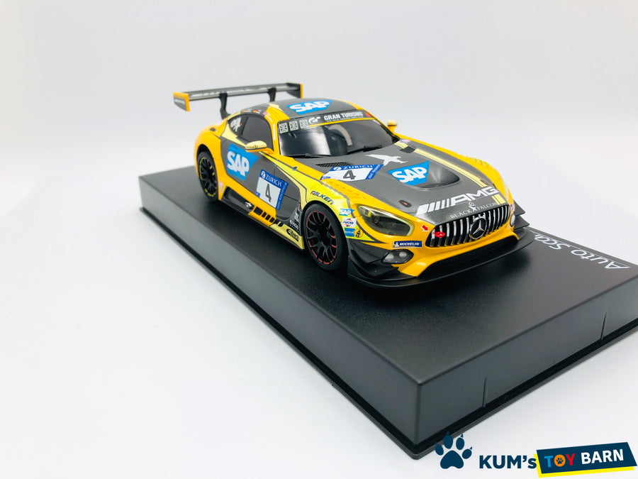 Kyosho Mini-z Body ASC Mercedes-AMG GT3 No.4 24H Nurburgring 2018 MZP241YBK